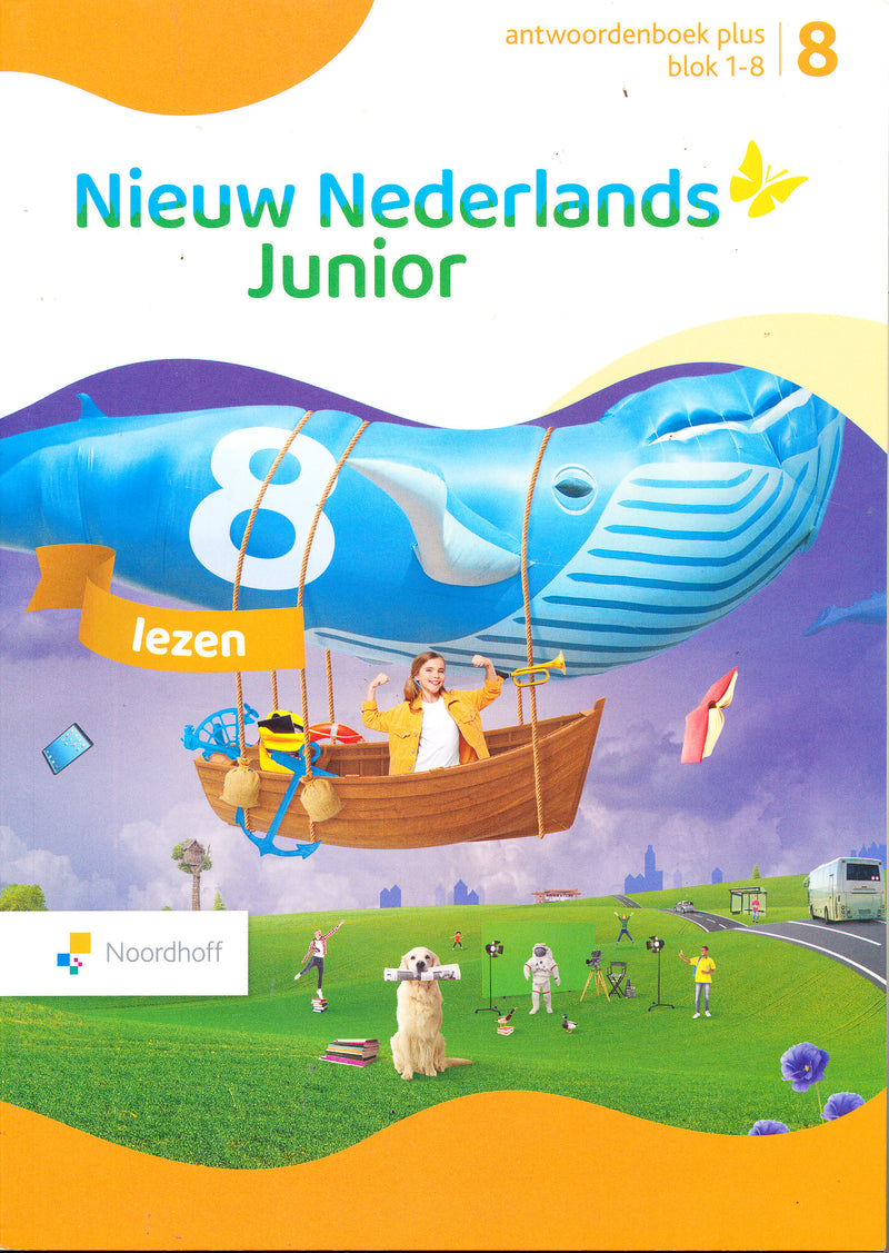 Nieuw Nederlands Junior Lezen Antwoordenboek Plus blok 1-8 groep 8