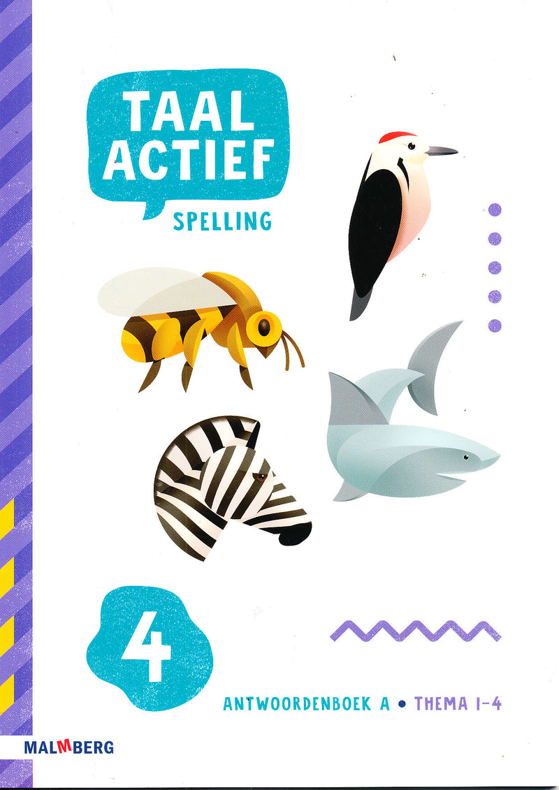 Taal Actief versie 5 Antwoordenboek A Spelling groep 4