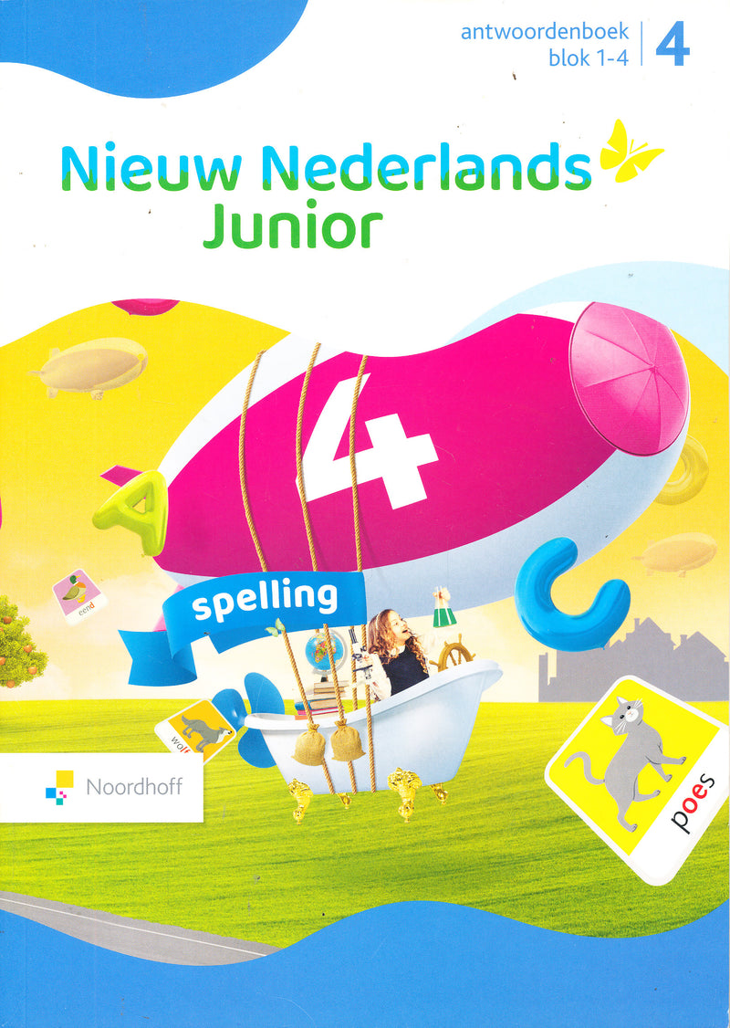 Nieuw Nederlands Junior Spelling Antwoordenboek blok 1-4 groep 4