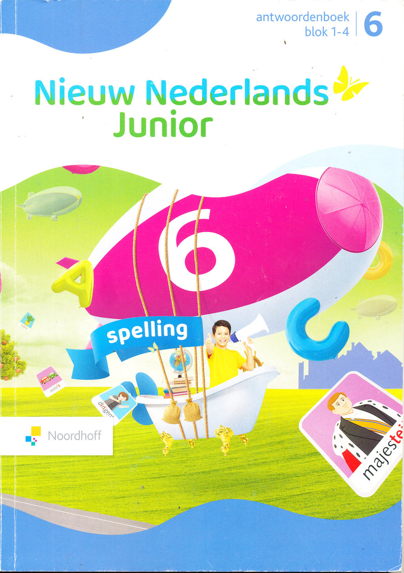 Nieuw Nederlands Junior Spelling Antwoordenboek blok 1-4 groep 6