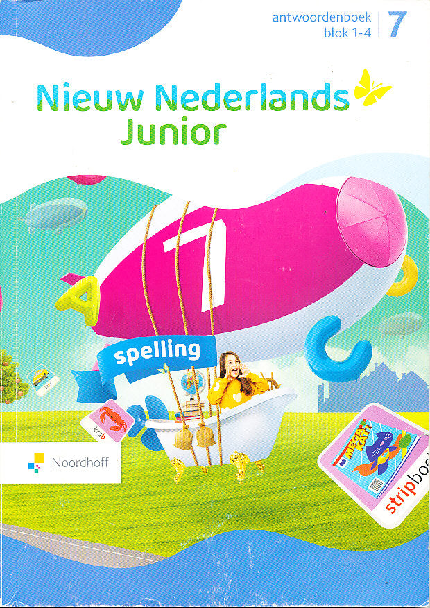 Nieuw Nederlands Junior Spelling Antwoordenboek blok 1-4 groep 7