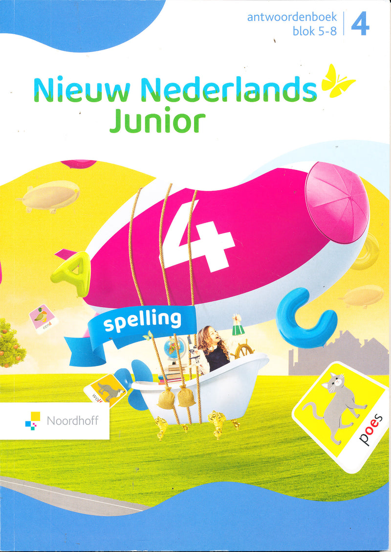 Nieuw Nederlands Junior Spelling Antwoordenboek blok 5-8 groep 4