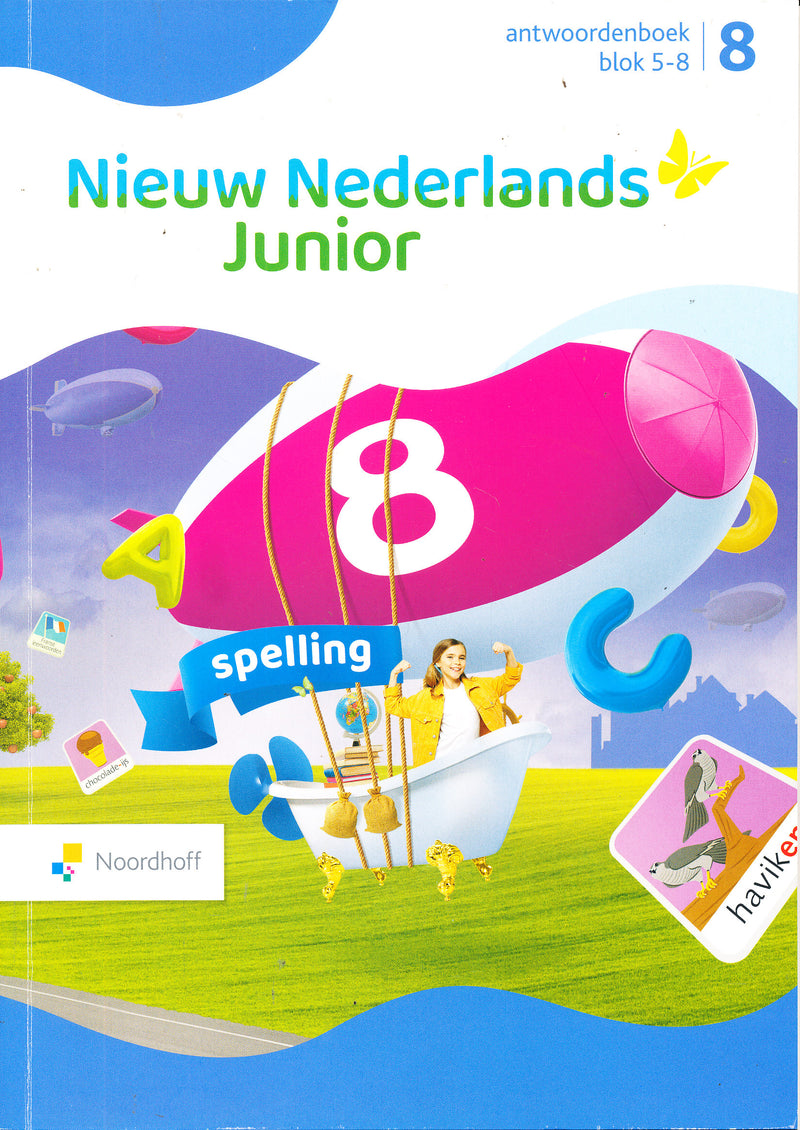 Nieuw Nederlands Junior Spelling Antwoordenboek blok 5-8 groep 8