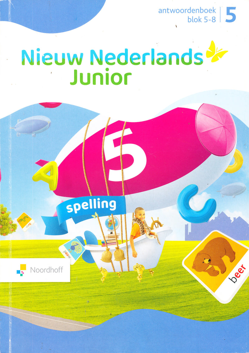 Nieuw Nederlands Junior Spelling Antwoordenboek blok 5-8 groep 5
