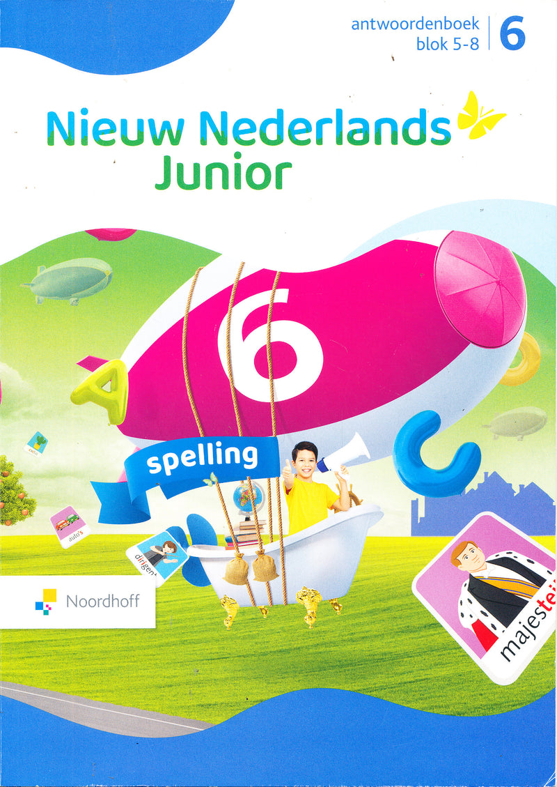 Nieuw Nederlands Junior Spelling Antwoordenboek blok 5-8 groep 6