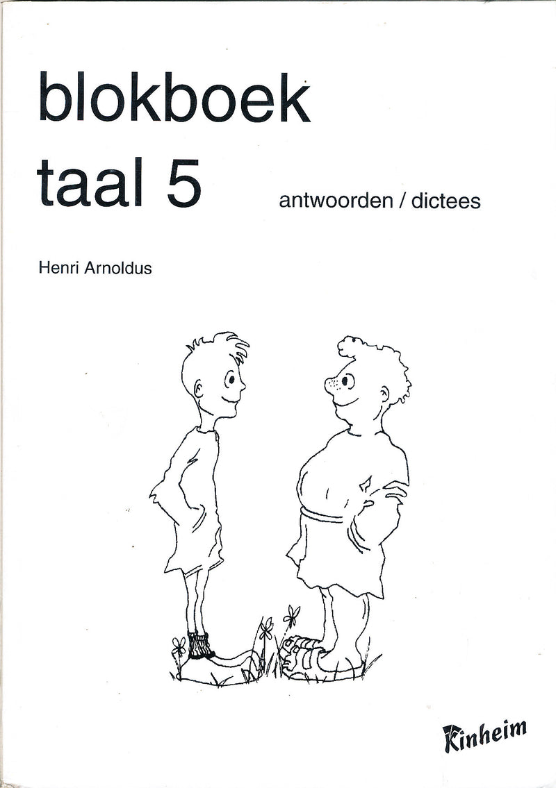 Kinheim Antwoorden Blokboek Dictees Taal 5