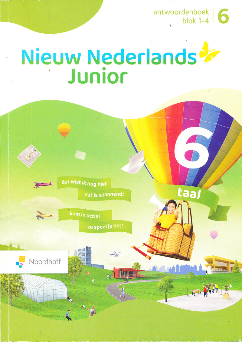 Nieuw Nederlands Junior Taal Antwoordenboek blok 1-4 groep 6