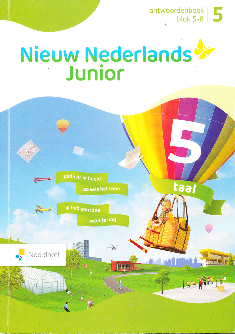 Nieuw Nederlands Junior Taal Antwoordenboek blok 5-8 groep 5