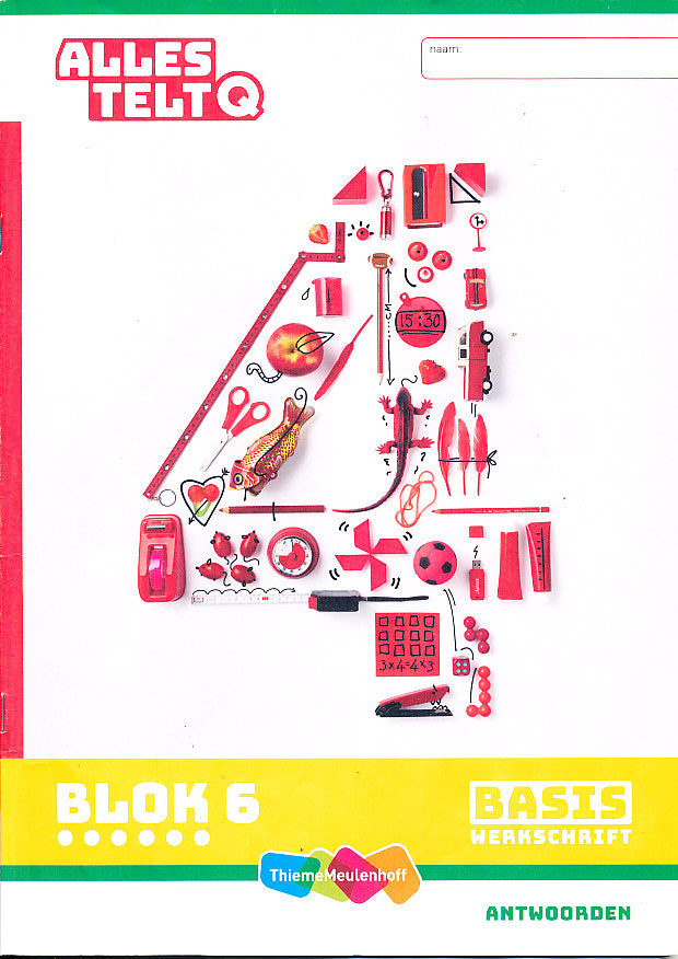 Alles Telt Q Antwoorden Werkschrift Basis blok 6 groep 4