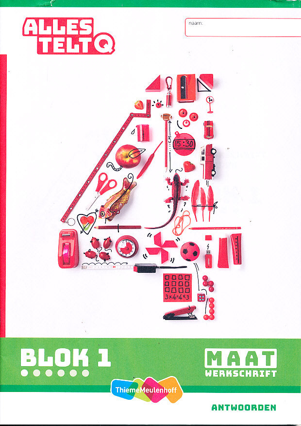 Alles Telt Q Antwoorden Werkschrift Maat blok 1 groep 4
