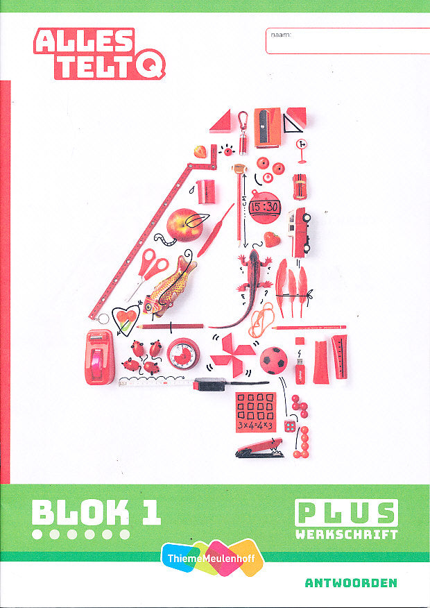Alles Telt Q Antwoorden Werkschrift Plus blok 1 groep 4