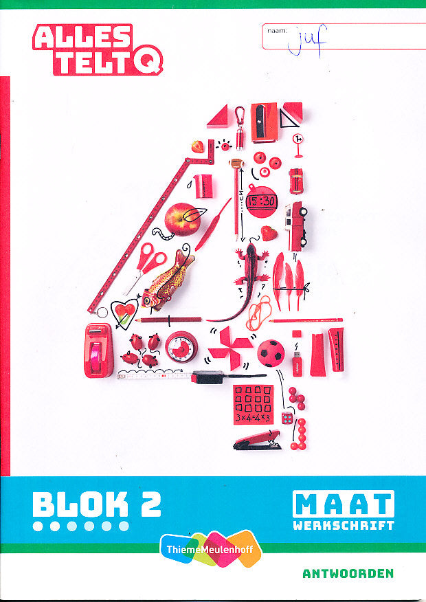 Alles Telt Q Antwoorden Werkschrift Maat blok 2 groep 4