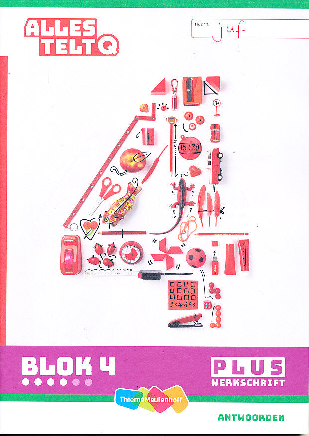 Alles Telt Q Antwoorden Werkschrift Plus blok 4 groep 4