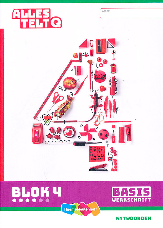 Alles Telt Q Antwoorden Werkschrift Basis blok 4 groep 4
