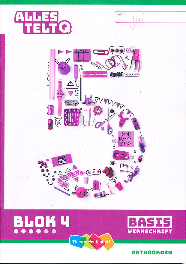 Alles Telt Q Antwoorden Werkschrift Basis blok 4 groep 5