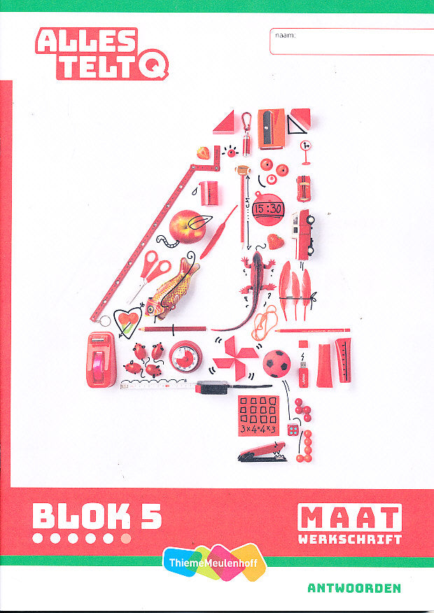Alles Telt Q Antwoorden Werkschrift Maat blok 5 groep 4