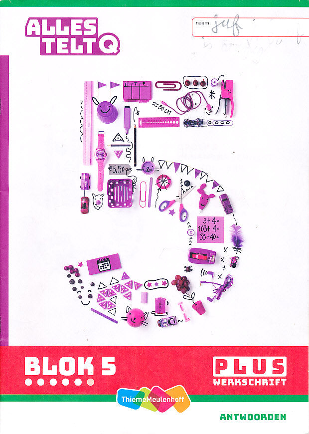 Alles Telt Q Antwoorden Werkschrift Plus blok 5 groep 5