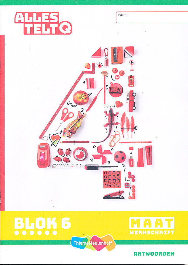 Alles Telt Q Antwoorden Werkschrift Maat blok 6 groep 4