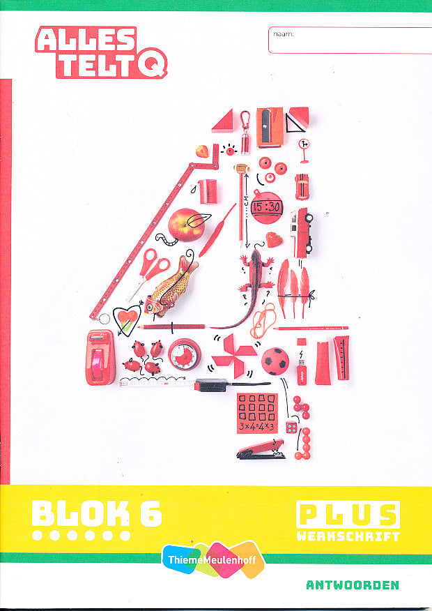 Alles Telt Q Antwoorden Werkschrift Plus blok 6 groep 4