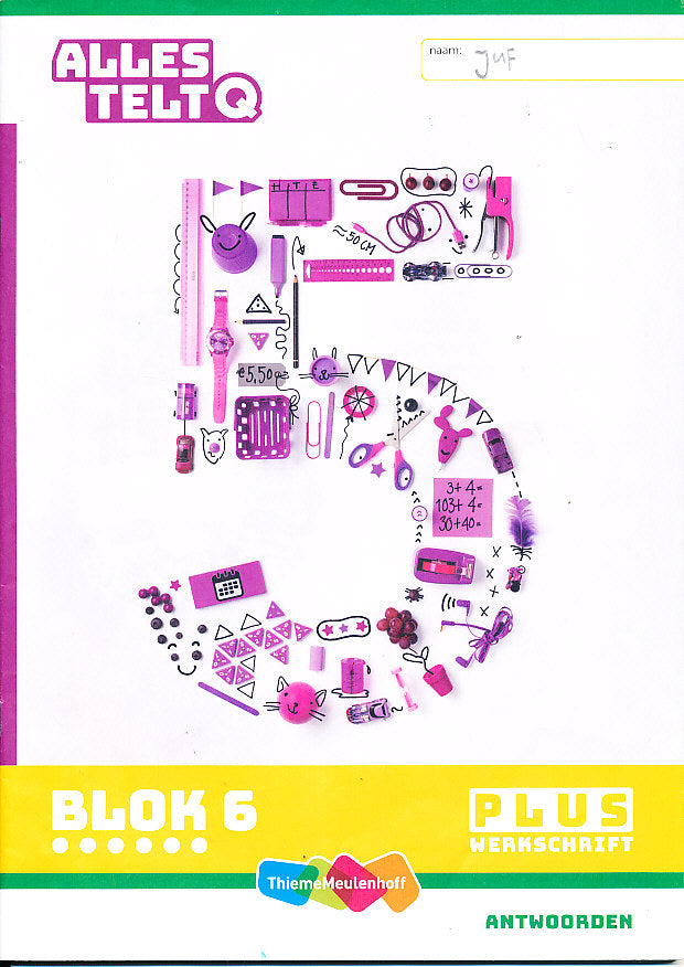 Alles Telt Q Antwoorden Werkschrift Plus blok 6 groep 5