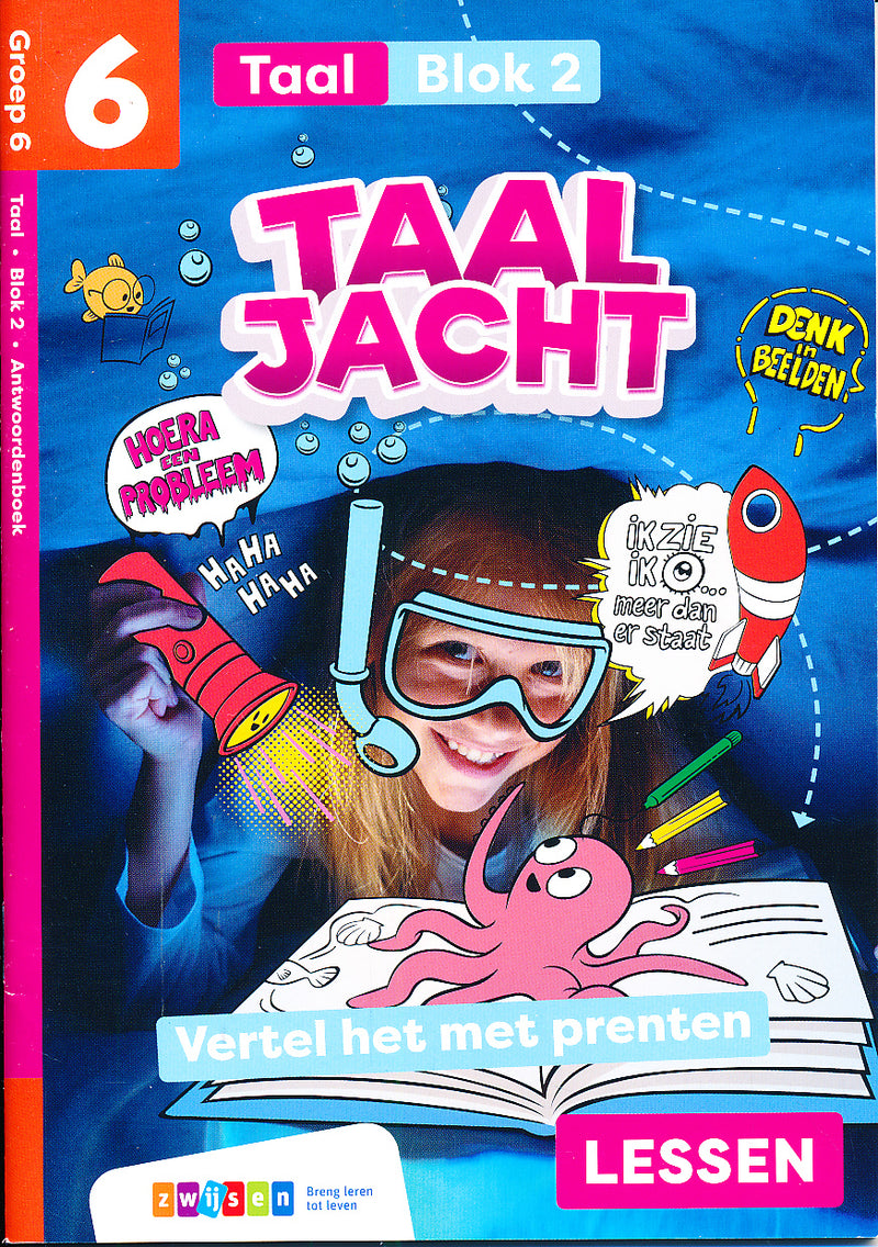 Taaljacht Antwoordenboek Taal groep 6 blok 2