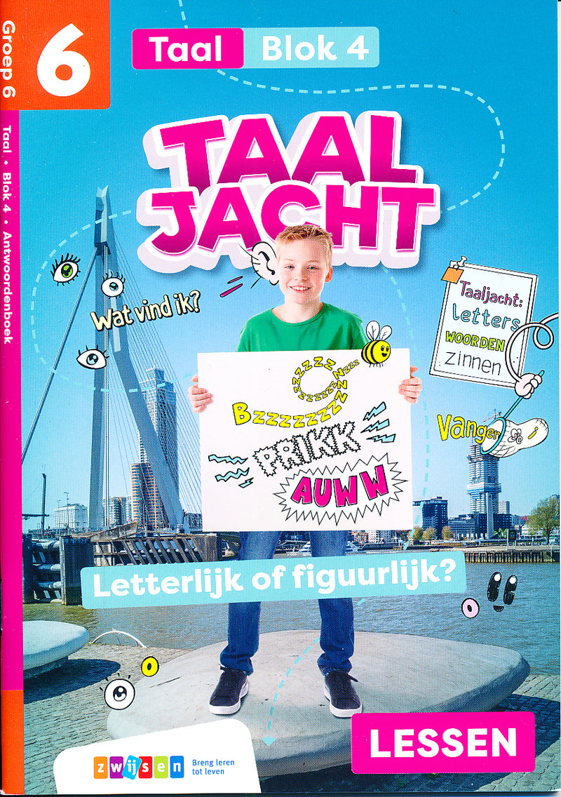 Taaljacht Antwoordenboek Taal groep 6 blok 4