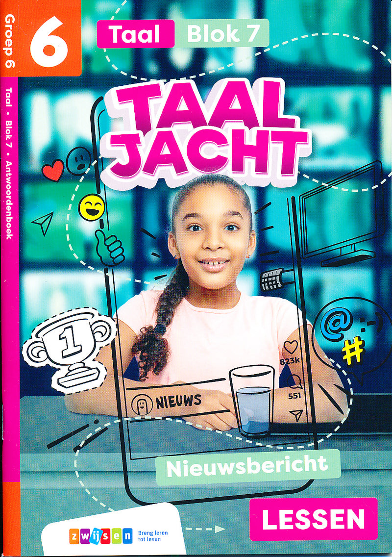Taaljacht Antwoordenboek Taal groep 6 blok 7