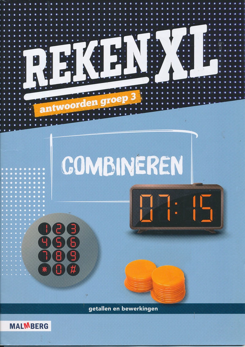 RekenXL Antwoordenboek Combineren groep 3