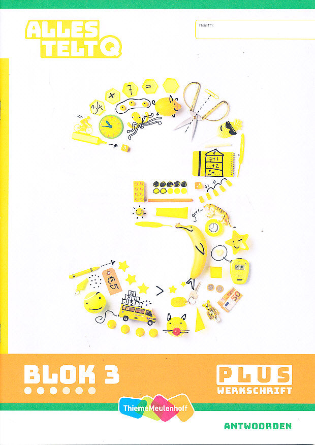 Alles Telt Q Antwoorden Werkschrift Plus blok 3 groep 3