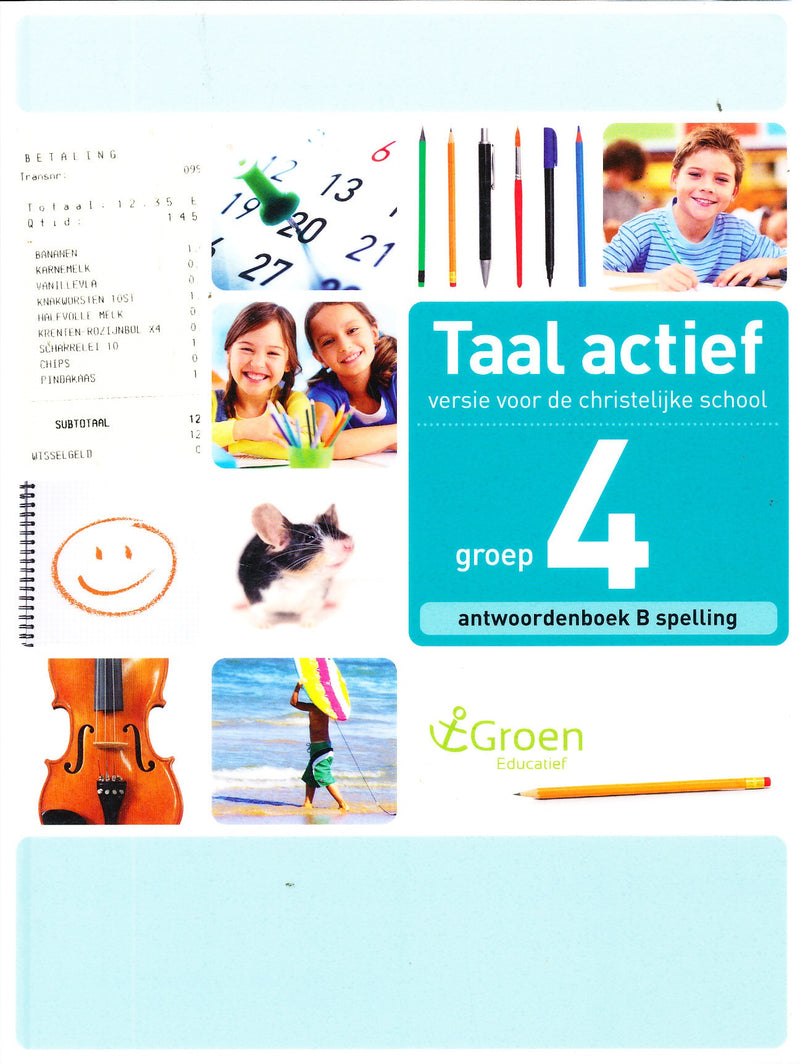 Taal Actief christelijke versie antwoordenboek Spelling 4B