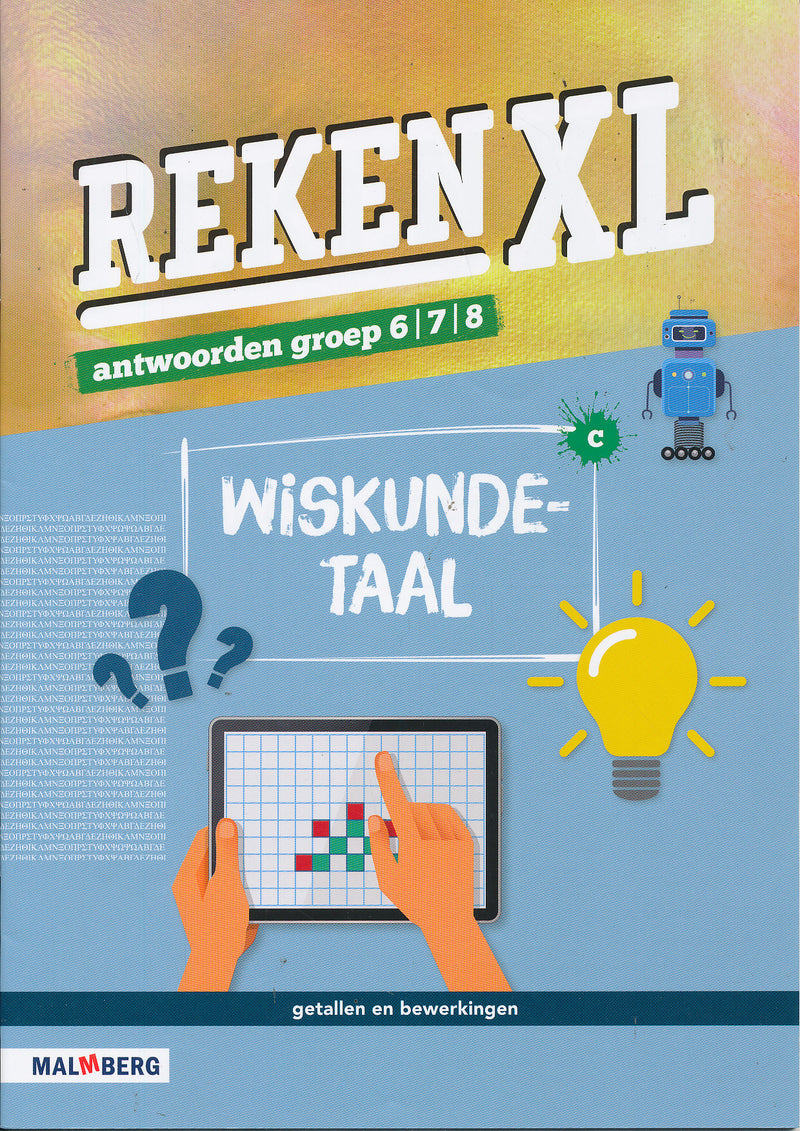 RekenXL Antwoordenboek Wiskunde taal groep 6/7/8