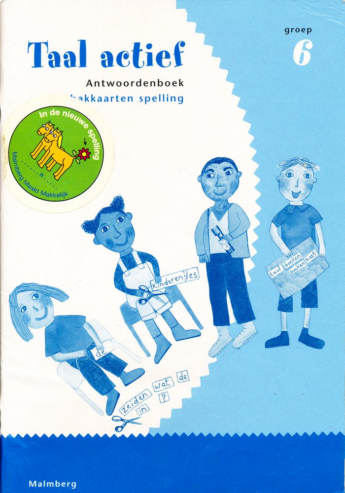 Taal Actief versie 3 Antwoordenboek Bakkaarten groep 6