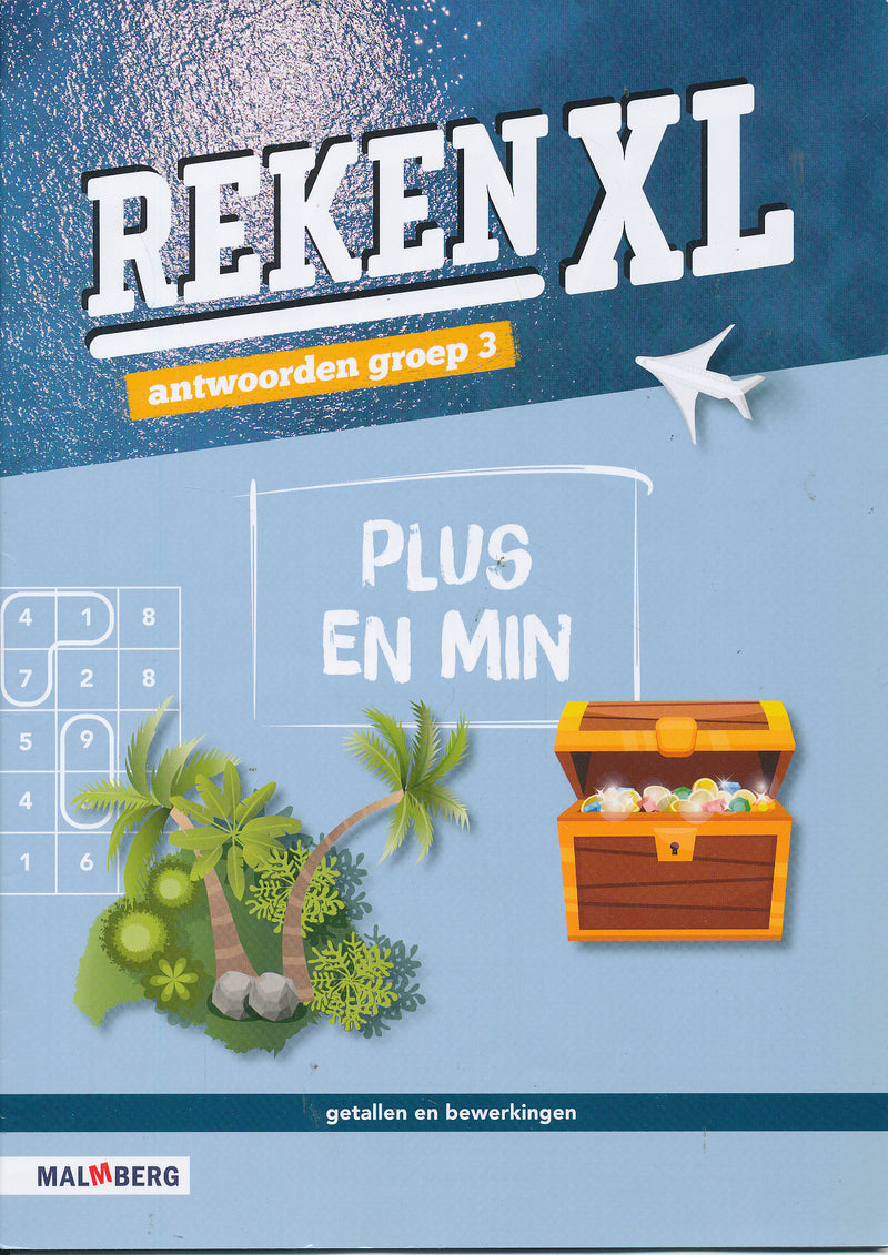RekenXL Antwoordenboek Plus en min groep 3