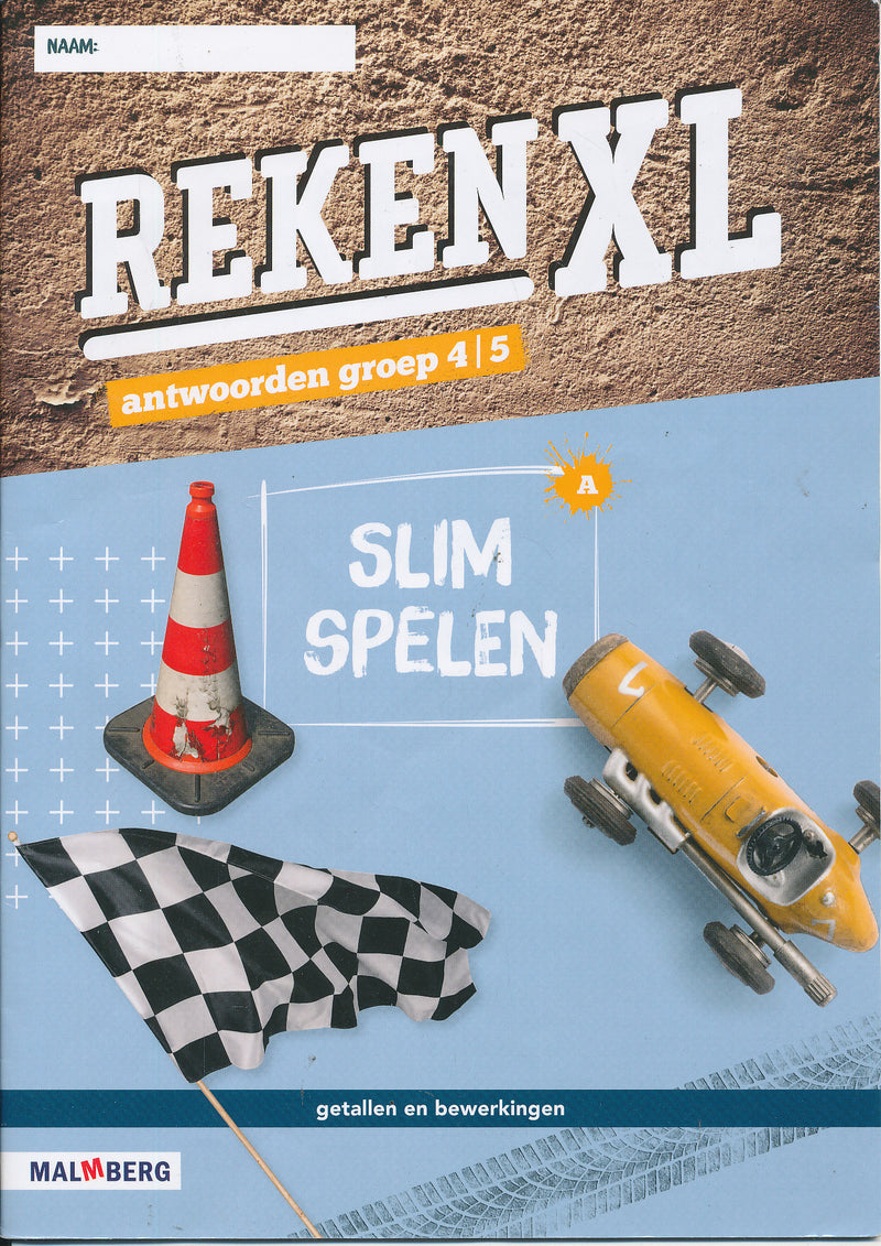 RekenXL Antwoordenboek Slim spelen groep 4/5