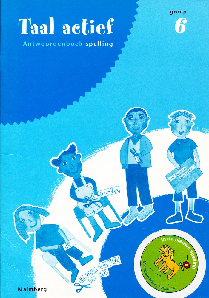 Taal Actief versie 3 Antwoordenboek Spelling groep 6