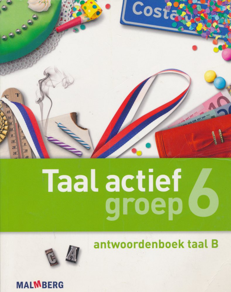 Taal Actief versie 4 Antwoordenboek Taal 6B