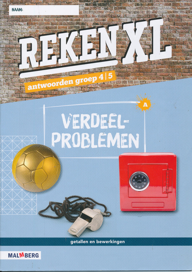 RekenXL Antwoordenboek Verdeel problemen groep 4/5