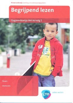 CITO/LOVS (2008) Begrijpend Lezen Opgavenboekje M4 Vervolg 2 (per stuk)