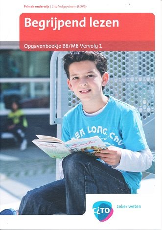 CITO/LOVS (2008) Begrijpend Lezen Opgavenboekje B8/M8 Vervolg 1 (per stuk)