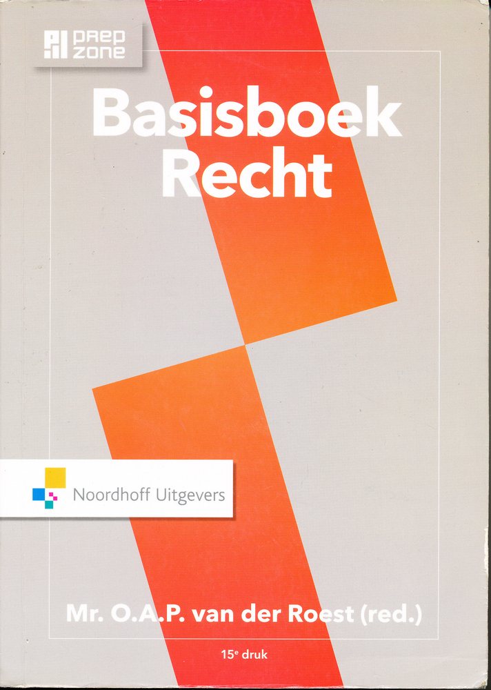 Basisboek Recht 15e druk