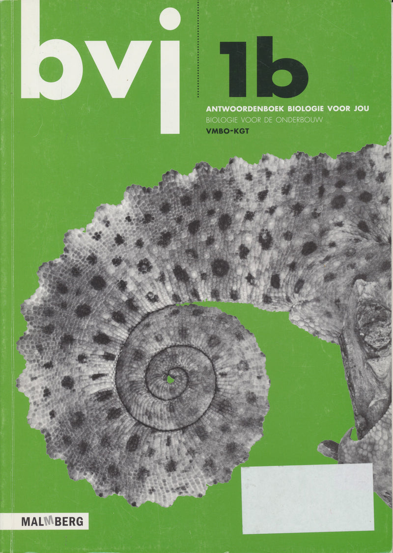Biologie voor jou Antwoordenboek 1B VMBO-KGT