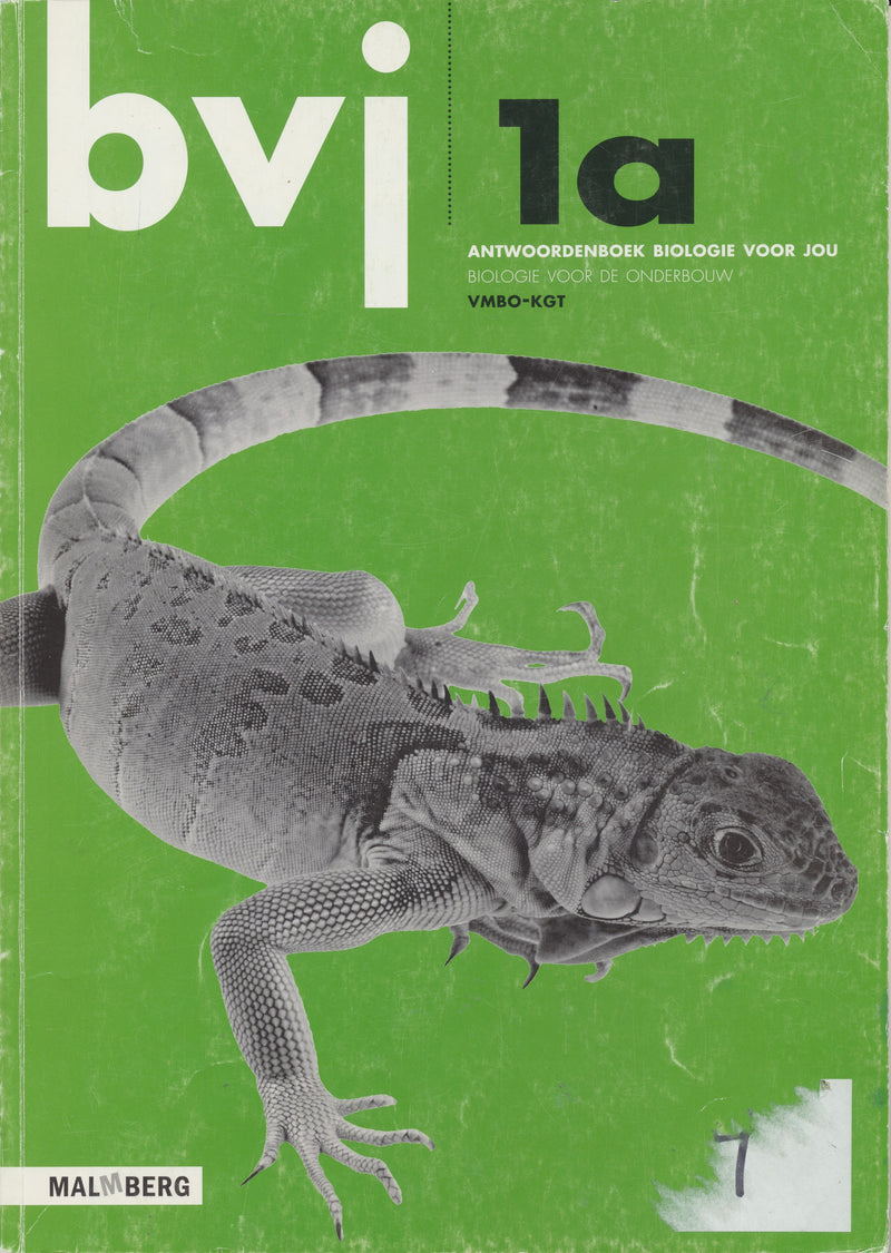 Biologie voor jou Antwoordenboek 1A VMBO-KGT