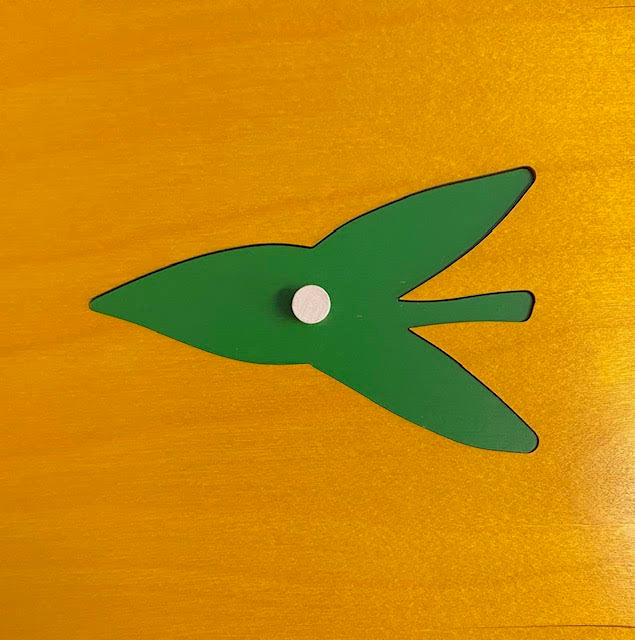 Montessori Biologisch Blad pijlvormig