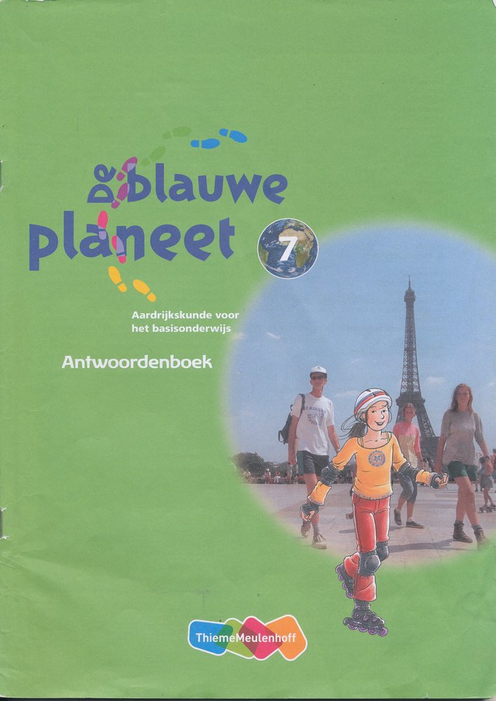 De Blauwe Planeet antwoordenboek groep 7 (in kleur)