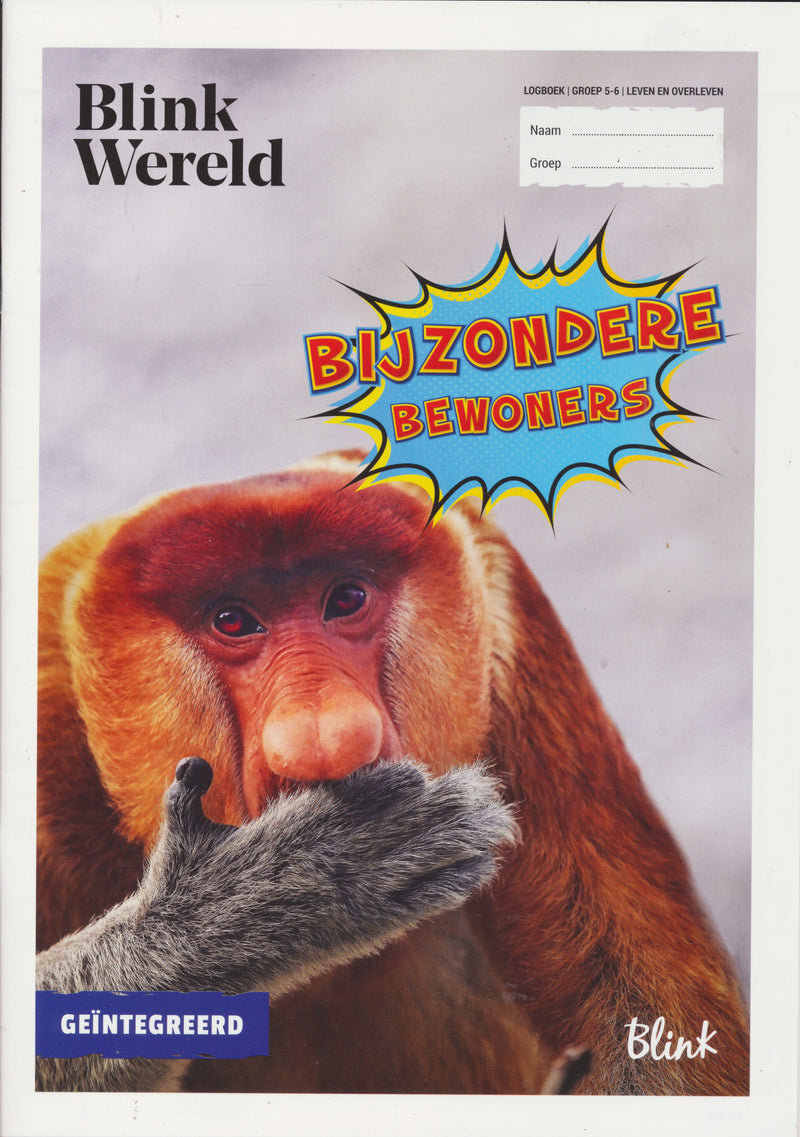 Blink Wereld Logboek Bijzondere bewoners groep 5-6 (per stuk)