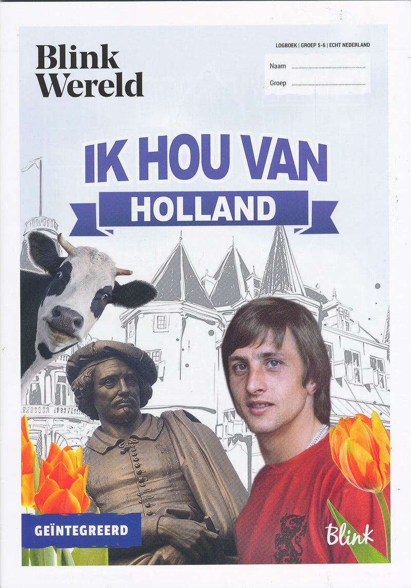Blink Wereld geïntegreerd Logboek Ik hou van Holland groep 5-6 (per stuk)