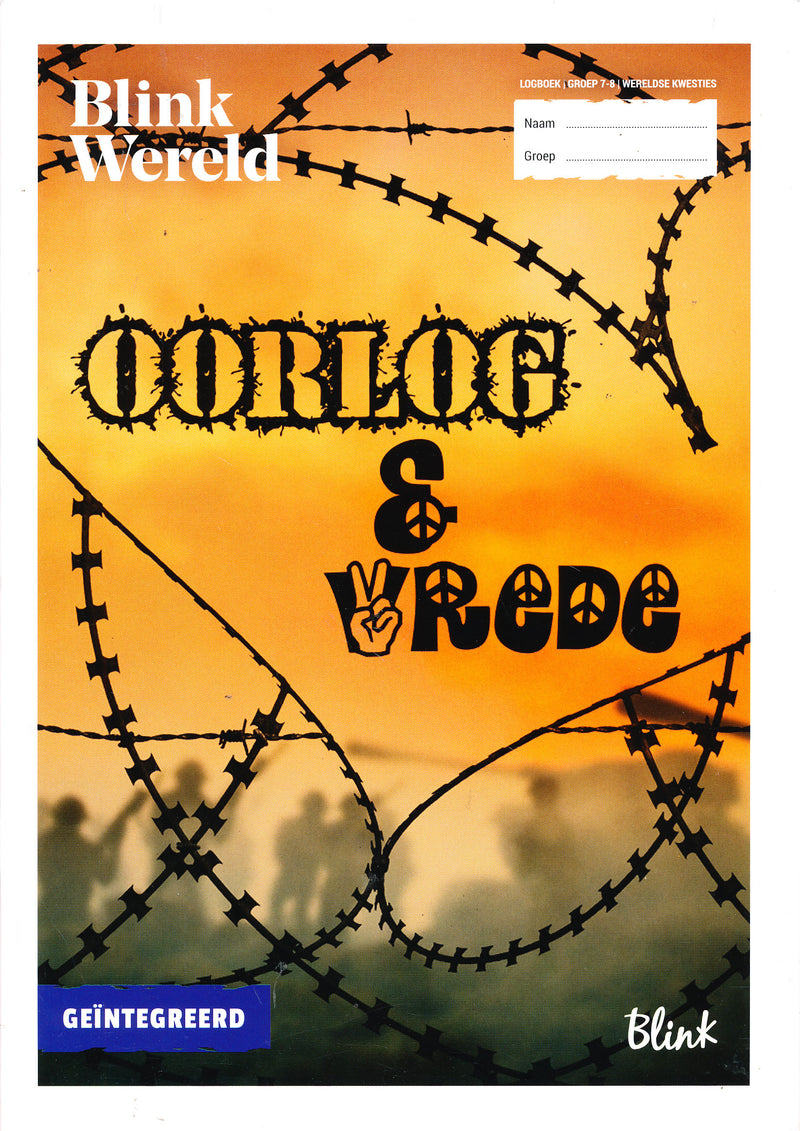 Blink Wereld Geschiedenis Logboek Oorlog en vrede groep 7-8 (per stuk)