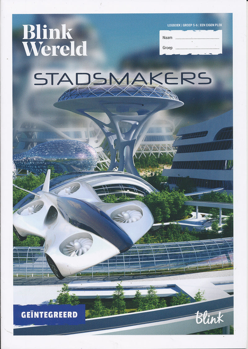 Blink Wereld Aardrijkskunde Logboek Stadsmakers groep 5-6 (per stuk)