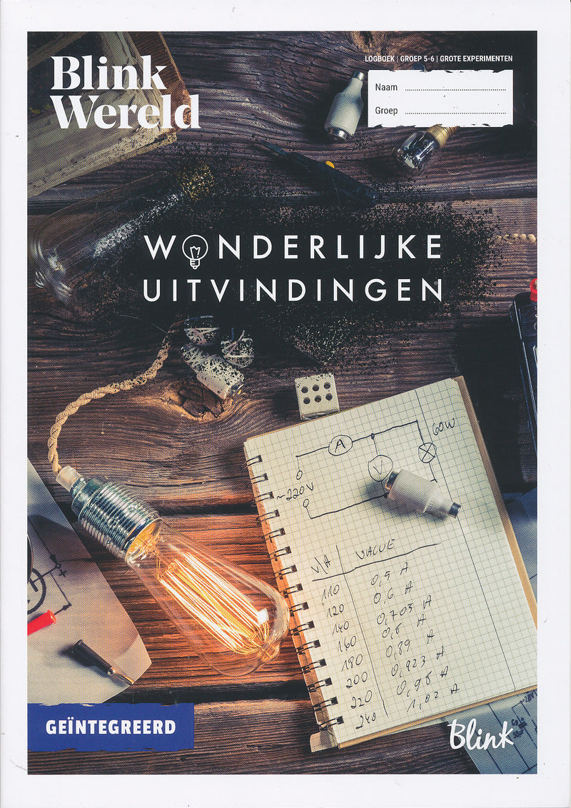 Blink Wereld Aardrijkskunde Logboek Wonderlijke Uitvindingen groep 5-6 (per stuk)