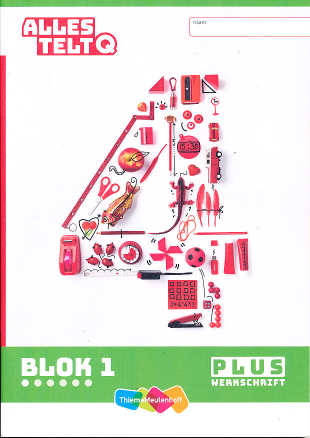 Alles Telt Q Werkschrift Plus blok 1 groep 4 (per stuk)